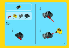 LEGO 31018 instructions page 17 – build guide