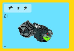 LEGO 31018 instructions page 24 – build guide