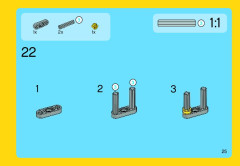 LEGO 31018 instructions page 25 – build guide