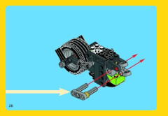 LEGO 31018 instructions page 26 – build guide