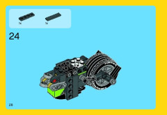 LEGO 31018 instructions page 28 – build guide