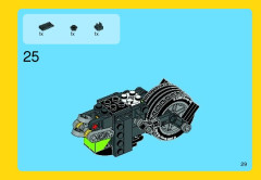 LEGO 31018 instructions page 29 – build guide