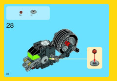 LEGO 31018 instructions page 32 – build guide