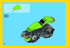LEGO 31018 instructions page 40 – build guide