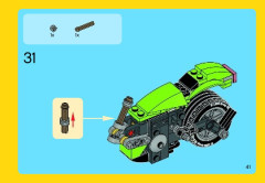 LEGO 31018 instructions page 41 – build guide