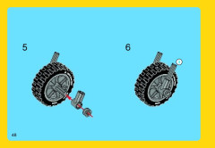 LEGO 31018 instructions page 48 – build guide