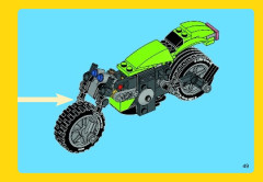 LEGO 31018 instructions page 49 – build guide