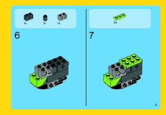 LEGO 31018 instructions page 5 – build guide