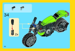 LEGO 31018 instructions page 50 – build guide