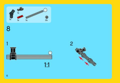 LEGO 31018 instructions page 6 – build guide