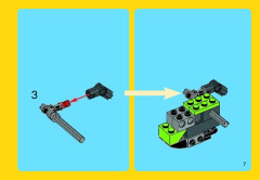 LEGO 31018 instructions page 7 – build guide