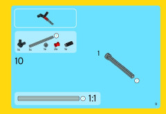 LEGO 31018 instructions page 9 – build guide