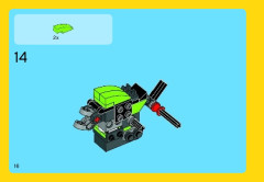 LEGO 31018 instructions page 16 – build guide