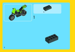 LEGO 31018 instructions page 2 – build guide