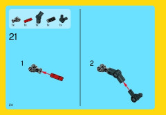 LEGO 31018 instructions page 24 – build guide