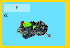 LEGO 31018 instructions page 26 – build guide