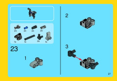 LEGO 31018 instructions page 27 – build guide