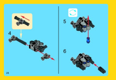 LEGO 31018 instructions page 28 – build guide