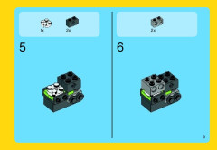 LEGO 31018 instructions page 5 – build guide