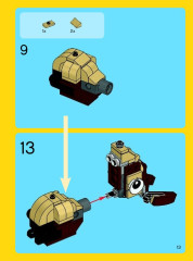 LEGO 31019 instructions page 13 – build guide