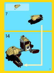 LEGO 31019 instructions page 17 – build guide
