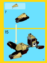 LEGO 31019 instructions page 21 – build guide