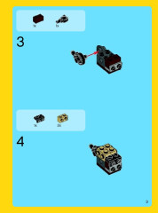 LEGO 31019 instructions page 3 – build guide