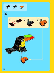 LEGO 31019 instructions page 12 – build guide