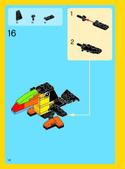 LEGO 31019 instructions page 14 – build guide
