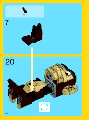 LEGO 31019 instructions page 42 – build guide