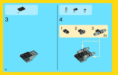 LEGO 31020 instructions page 28 – build guide