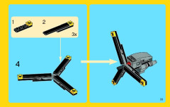 LEGO 31020 instructions page 33 – build guide