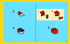 LEGO 31020 instructions page 9 – build guide