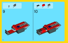 LEGO 31020 instructions page 6 – build guide