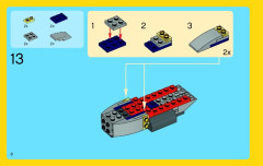 LEGO 31020 instructions page 8 – build guide