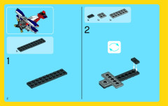 LEGO 31020 instructions page 2 – build guide