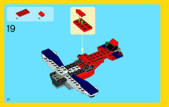 LEGO 31020 instructions page 20 – build guide