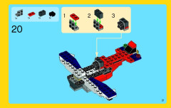 LEGO 31020 instructions page 21 – build guide