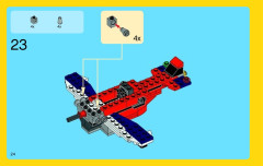 LEGO 31020 instructions page 24 – build guide
