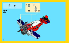 LEGO 31020 instructions page 28 – build guide