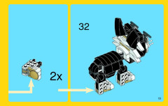LEGO 31021 instructions page 53 – build guide
