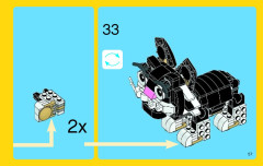 LEGO 31021 instructions page 57 – build guide