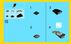 LEGO 31021 instructions page 17 – build guide