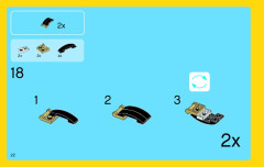 LEGO 31021 instructions page 22 – build guide