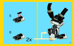 LEGO 31021 instructions page 33 – build guide