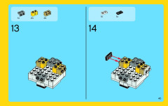LEGO 31021 instructions page 45 – build guide
