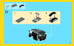 LEGO 31021 instructions page 63 – build guide