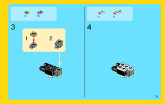LEGO 31021 instructions page 73 – build guide