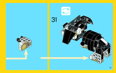 LEGO 31021 instructions page 75 – build guide