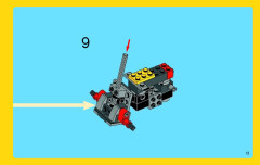 LEGO 31022 instructions page 13 – build guide